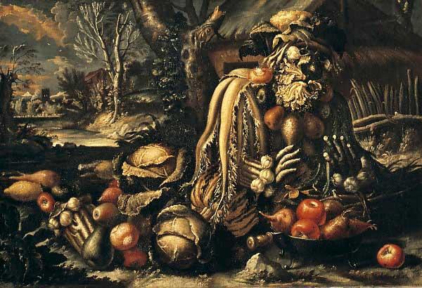 Giuseppe Arcimboldo Winter oil painting image